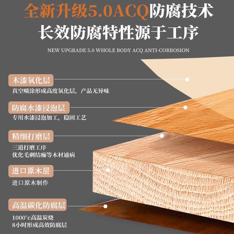 餐厅户外隔断花槽长方形庭院花园防腐木网格栅栏花箱室外围栏花架