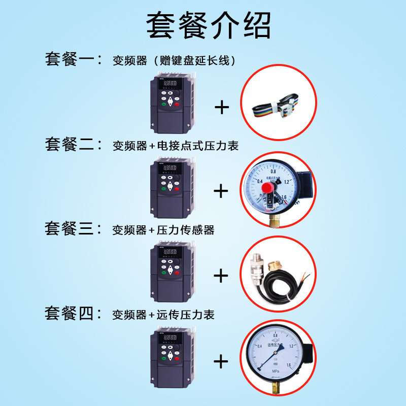 智能水泵变频控制器 三相 380v 0.75kw-22kw 恒压供水专用变频器