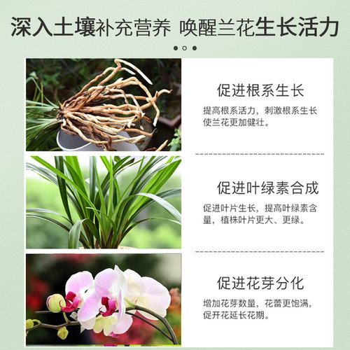兰花专用肥家用盆栽肥料君子兰蝴蝶兰通用缓释肥颗粒控释复合肥