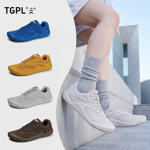 TGPL夏季透气网面宽头情侣运动鞋
