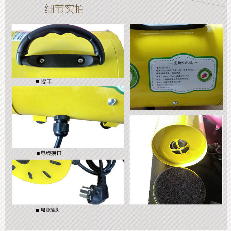 宠物吹水机狗狗吹风机大功率静音狗泰迪金毛大小型犬洗澡吹毛干机