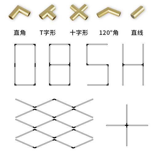极简餐厅灯办公室吊灯定制一字线条led长条灯吧台简约拼接造型灯