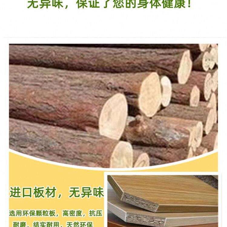 带轮子书桌可移动电脑学习办公桌双层餐桌可定尺寸钢木桌高承重桌