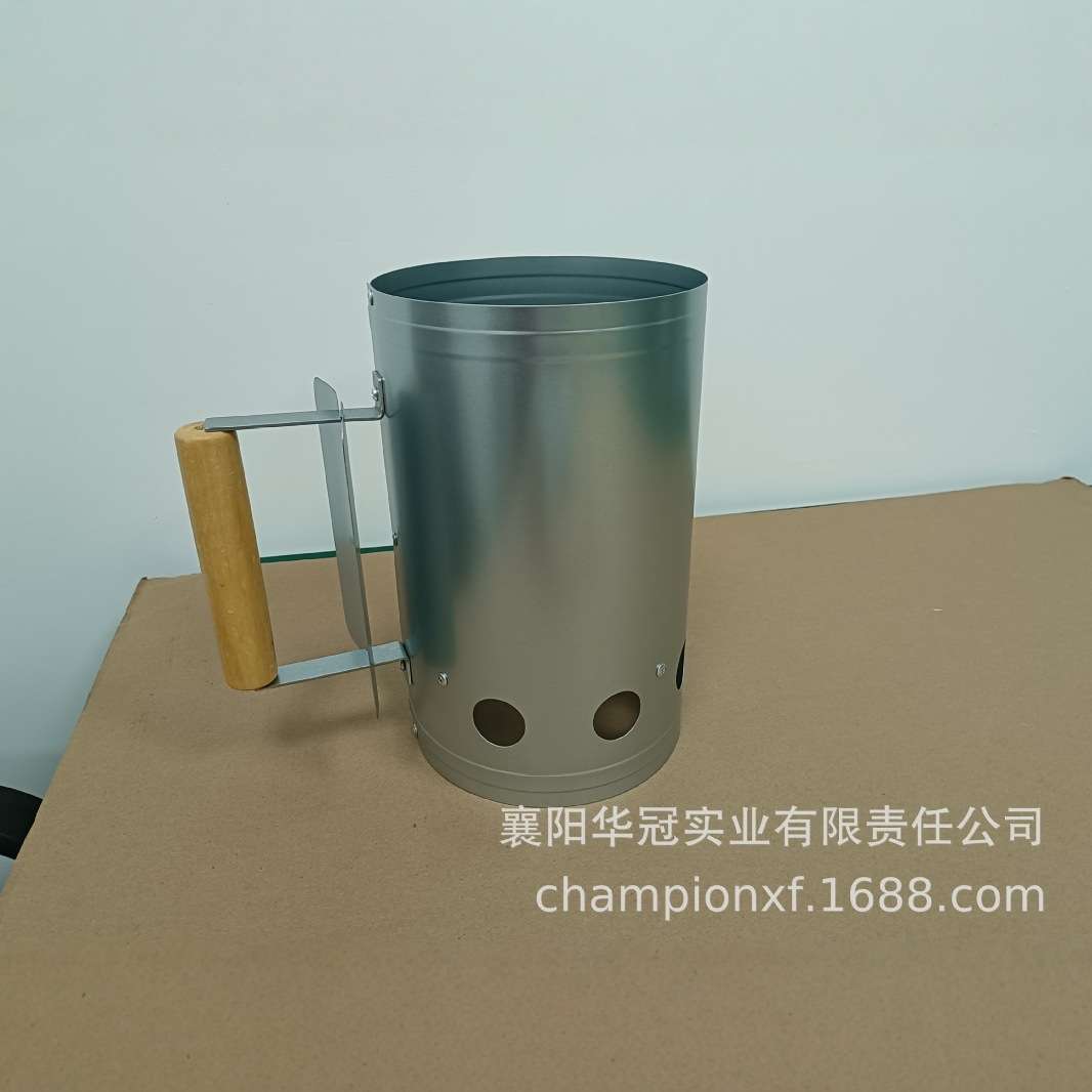 厂家直销烧烤炉炭桶木碳引燃引火器 BBQ专用镀锌板木碳桶