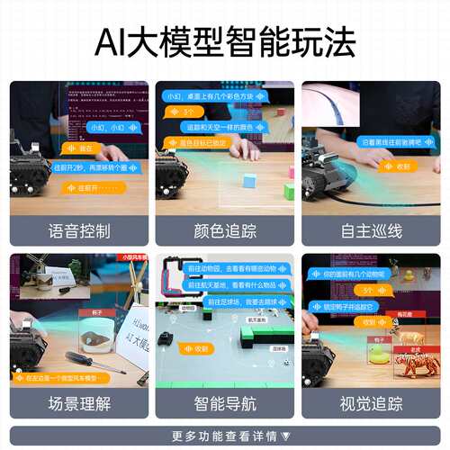 幻尔树莓派5智能小车MentorPi悬挂履带AI大模型视觉ROS2机器人