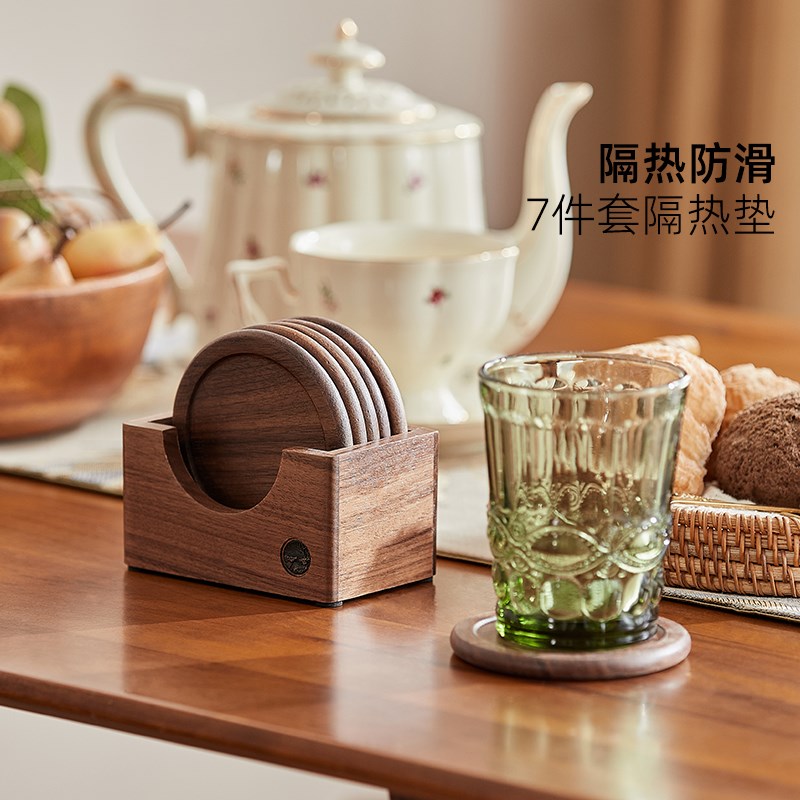 那澜多好餐桌椅新中式轻奢高级感实木椅子可叠放结实耐用堆叠凳子