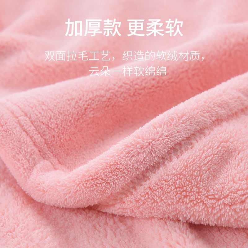 宝宝浴巾儿童浴巾男孩斗篷带帽浴袍可穿洗澡女童婴儿抱被新生冬天