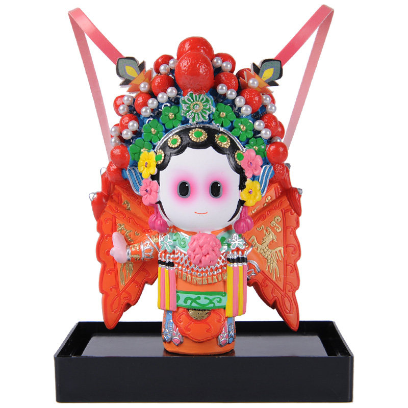中国风北京特色工艺品京剧脸谱娃脸谱