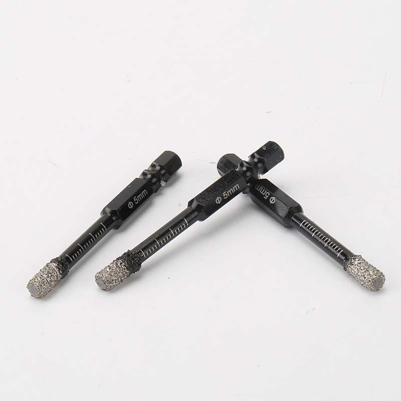 5mm10件套玻化砖打孔钻头花岗岩大理石开孔器 玻璃陶瓷干打钻孔器