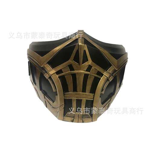 厂家现货直供2021Mortal Kombat 零度/蝎子面具真人快打角色面具