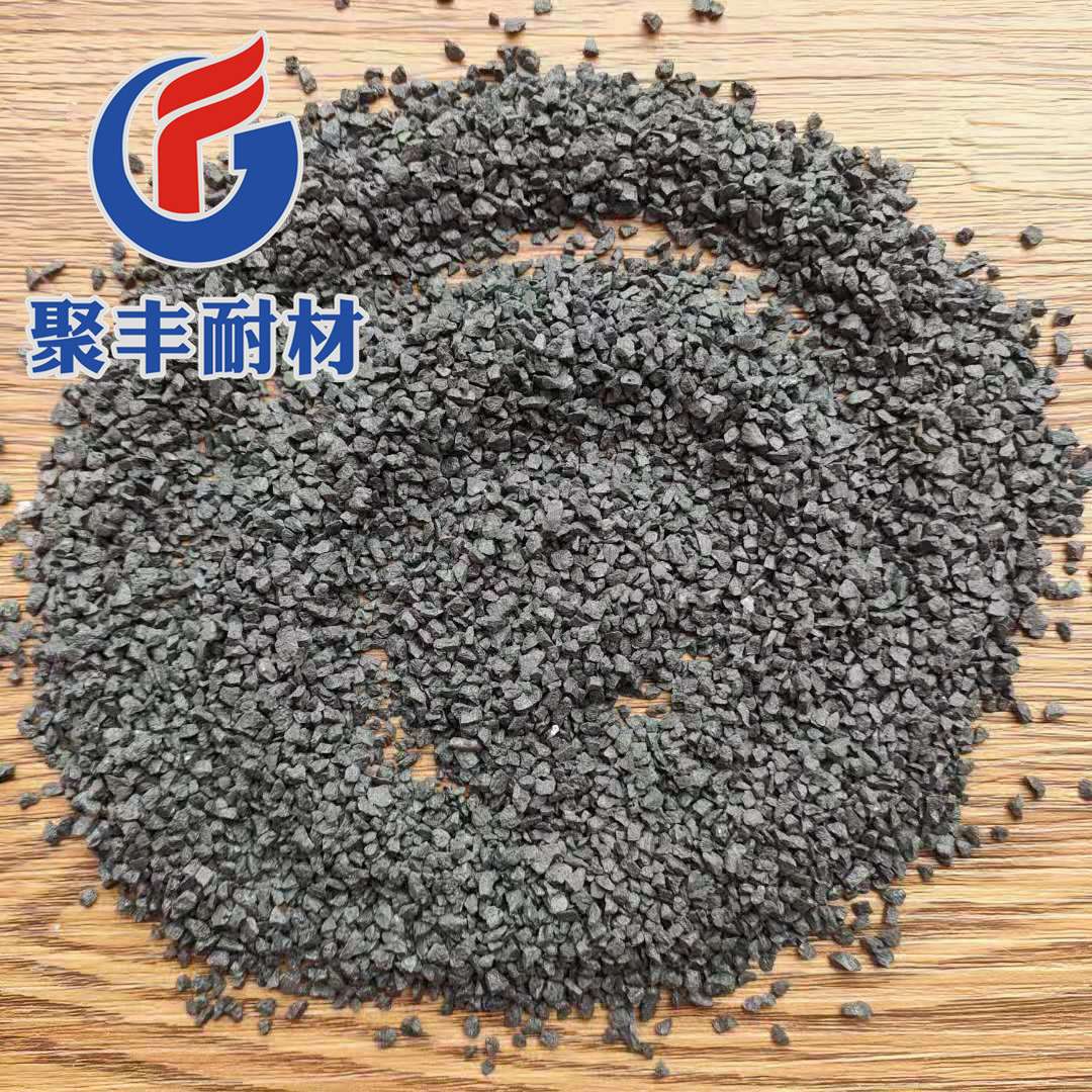 耐火材料用黑刚玉 0-1-3-5-8mm黑刚玉段砂 高硬度黑刚玉颗粒