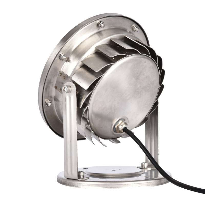 LED水底灯12v6瓦36W水族水池灯潜水下射灯音乐喷泉灯IP68防水超亮