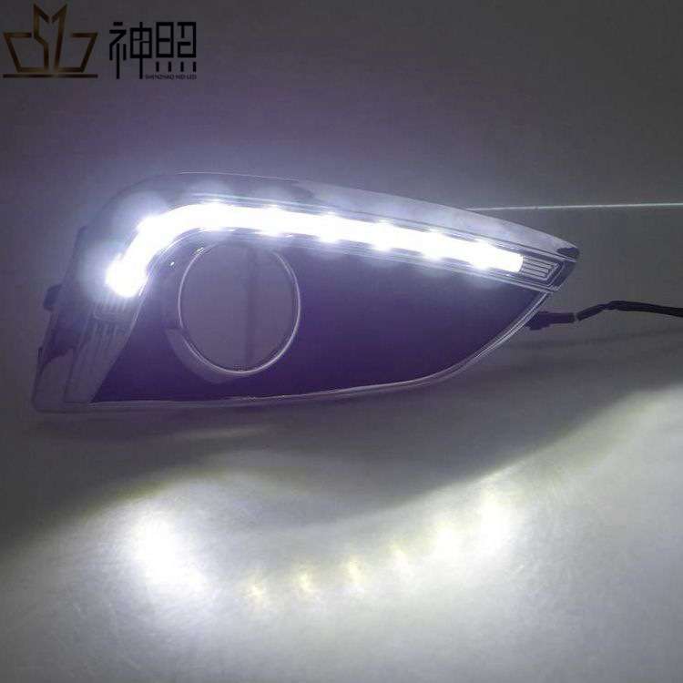 10-12款现代IX35日行灯 专车led日间行车灯 雾灯原装位安装