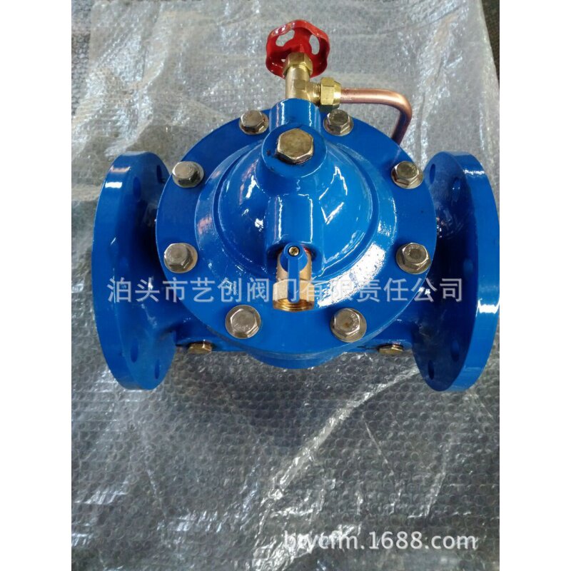 遥控浮球阀100X法兰水力控制水箱水位铸铁阀门自来水管道用阀