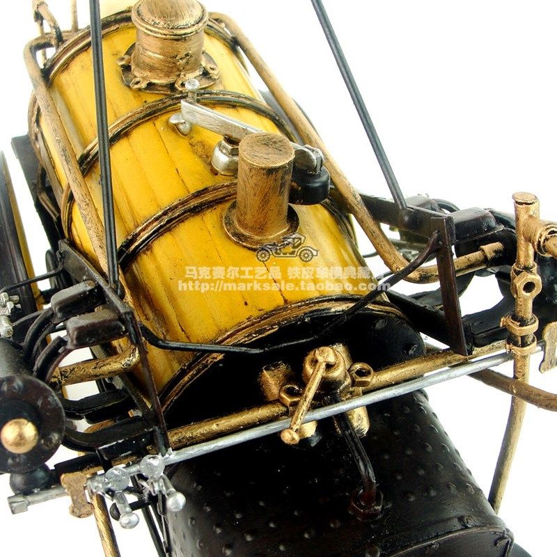 复古铁皮火车模型摆件 1829年旅行者号蒸汽机车-精细收藏版 礼物