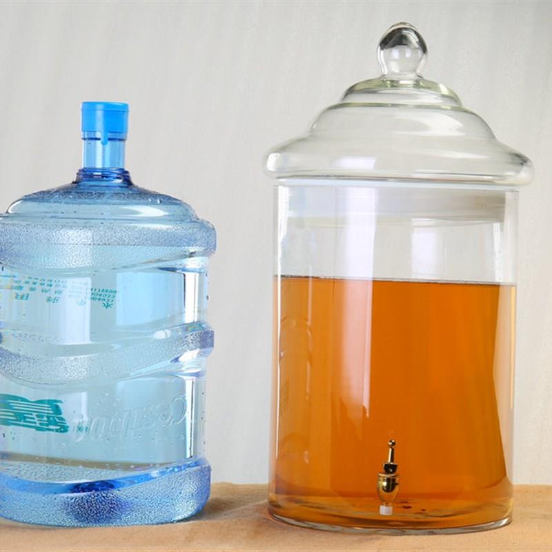 直筒玻璃泡酒瓶酒罐直身特大号泡酒缸宽30cm40斤50斤100斤