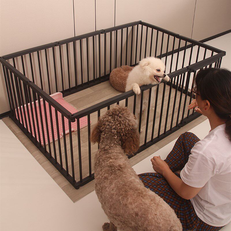萌小宝宠物围栏狗狗笼子小型犬室内狗窝防护栏免打孔阳台防越狱
