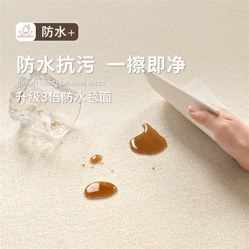 新中式地毯客厅2025新款禅意茶室卧室防水轻奢高级免洗免打理可擦