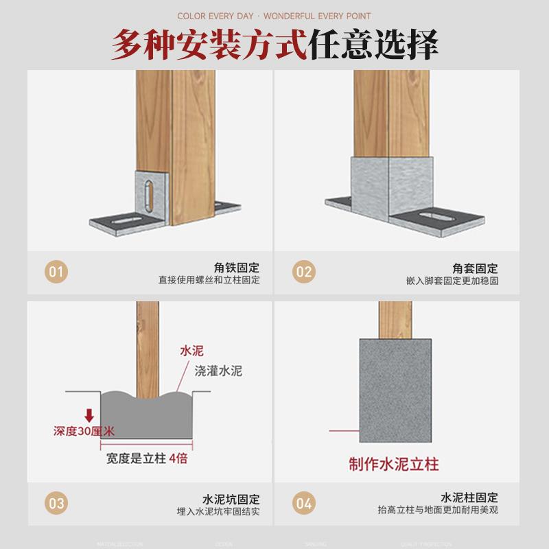 庭院爬藤架葡萄架室外亭子户外阳台遮阳棚一楼农村农家小院子凉亭