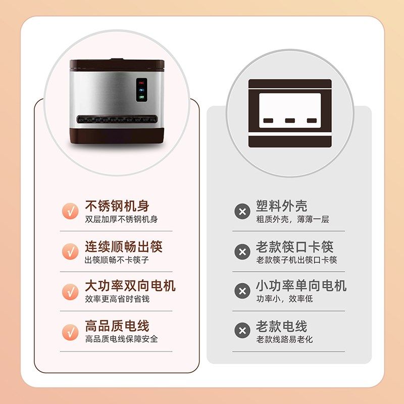 绿资唯商用智能触屏全自动筷子消毒机饭店餐厅食堂专用筷子机盒器
