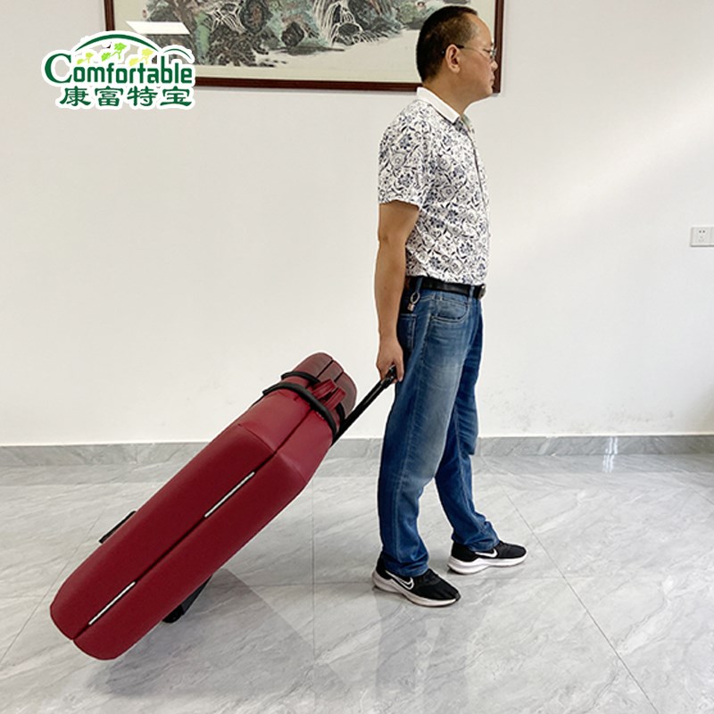 折叠便携式按摩床美容床专用手推车推拉车 按摩床推拿床收纳背包