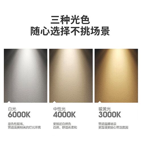 超亮led射灯服装店铺商用轨道灯超亮cob明装家用展厅导轨式聚光灯