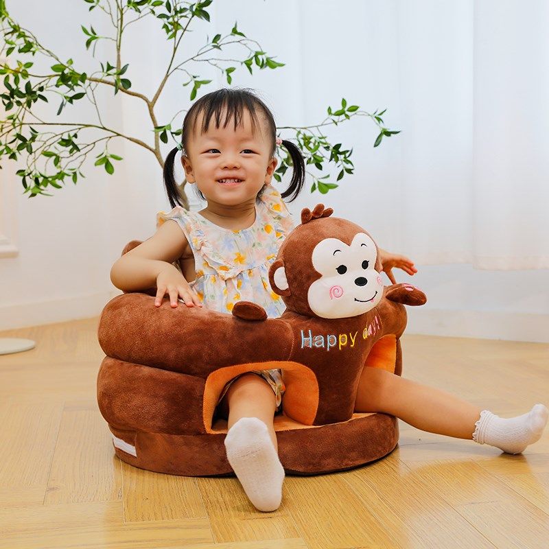 婴幼儿学坐椅卡通宝宝练习坐立椅凳不伤脊柱防摔护腰座椅靠背沙发