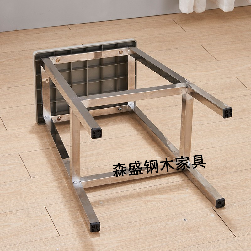 不锈钢凳子工厂车间凳子加高梯形凳加厚操作凳电子厂流水线工作