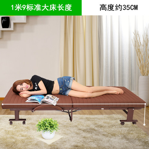 欧莱特曼加高单人床1米2折叠床午休午睡保姆孕妇陪护加床简易床