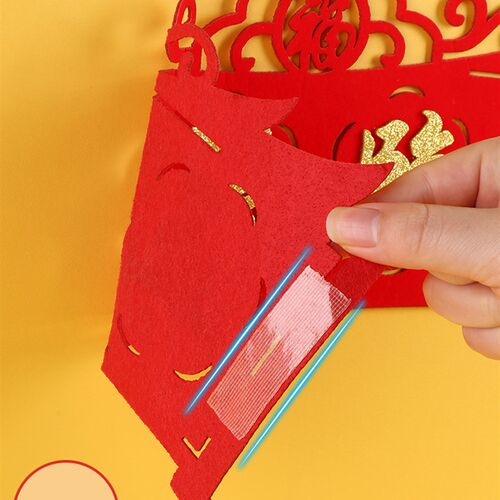 无痕双面胶贴防滑对联春联固定器贴家用自粘双面胶粘喜字纳米胶带