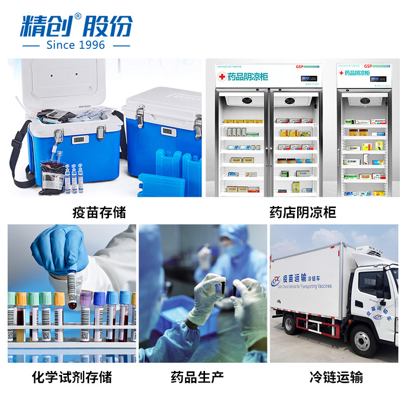 精创RC-5+疫苗温度记录仪usb自动数据冷藏冷链运输高精度温度计