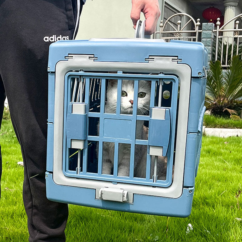 航空箱狗猫可折叠猫笼外出宠物携带箱猫咪外出包狗车载狗笼小型犬