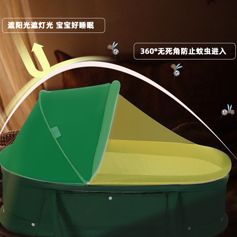 婴儿车载睡床新生儿手提篮宝宝可折叠可移动车载睡觉神器儿童