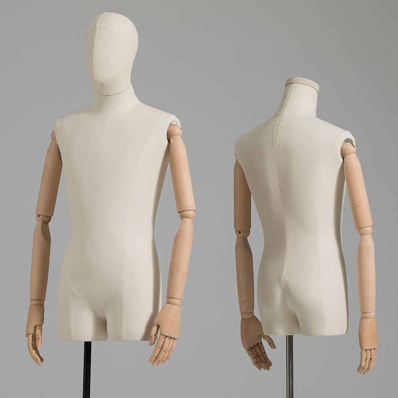 高档模特道具全身西服展示架男半身男装模特架拍照摄影橱窗服装店
