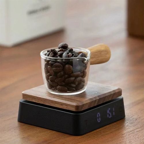 实木小型茶叶秤电子秤专用茶称电子量茶高精准克秤家用咖啡计时秤