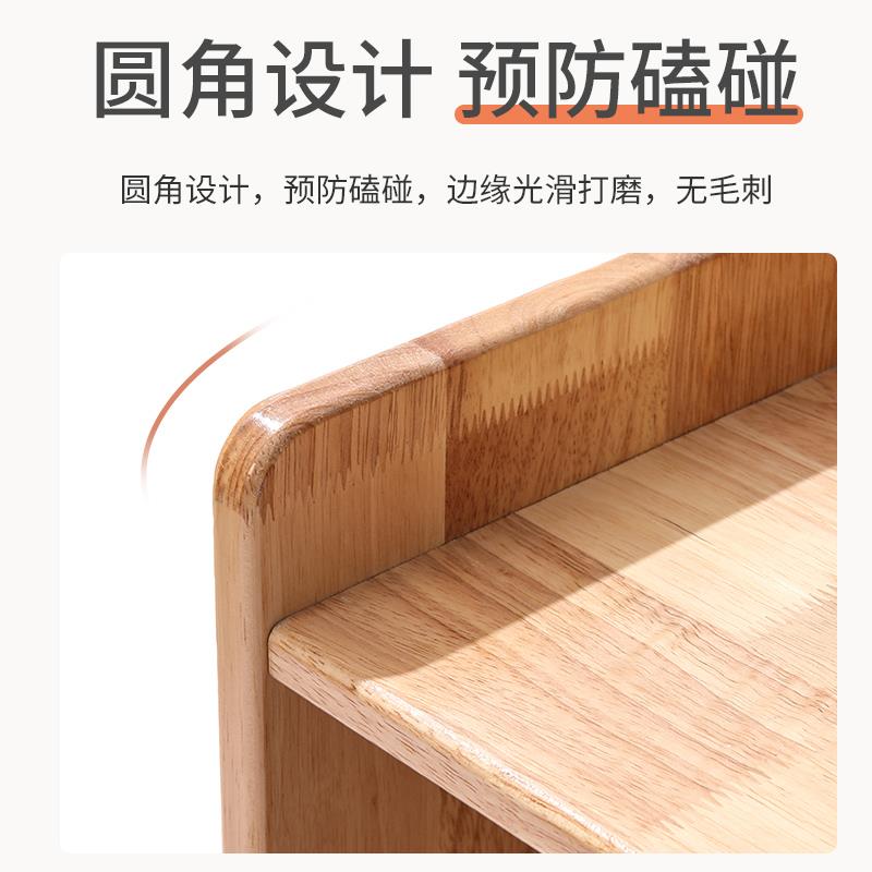 幼儿园玩具柜儿童收纳柜实木组合柜蒙氏玩具架储物柜书包柜区角柜