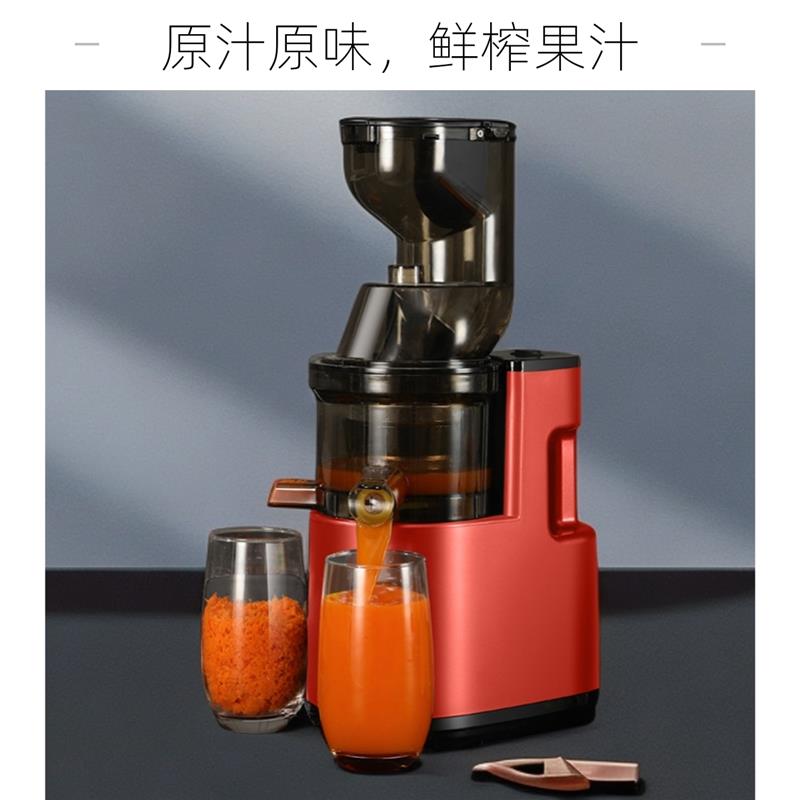 家用双网升级款榨汁机 大口径800W商用果汁机 珍珠白多功能榨汁机