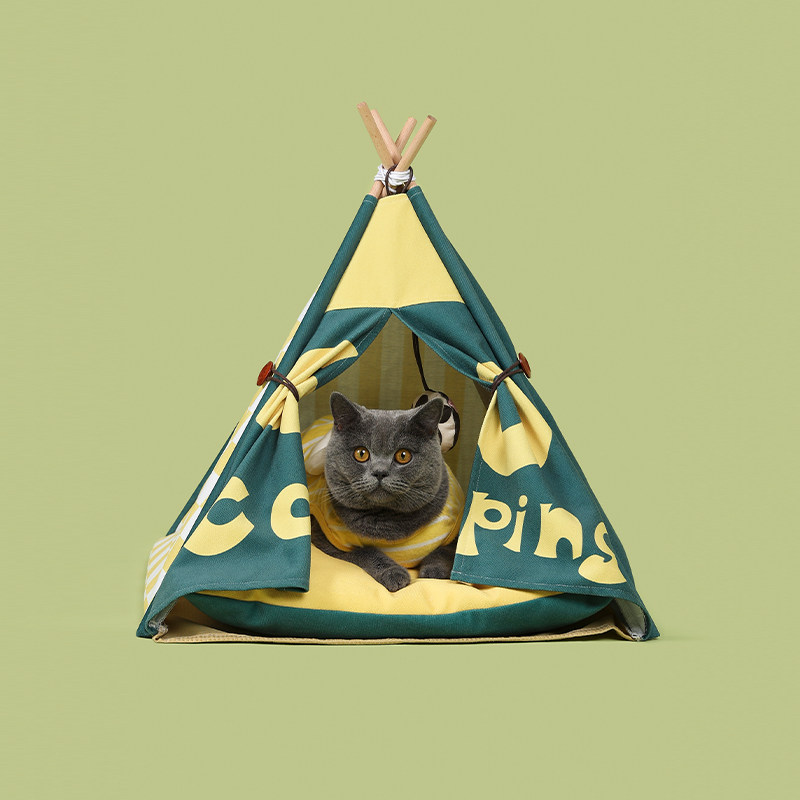 猫窝帐篷冬季保暖可拆洗封闭式四季通用安全感躲避猫屋子宠物猫床