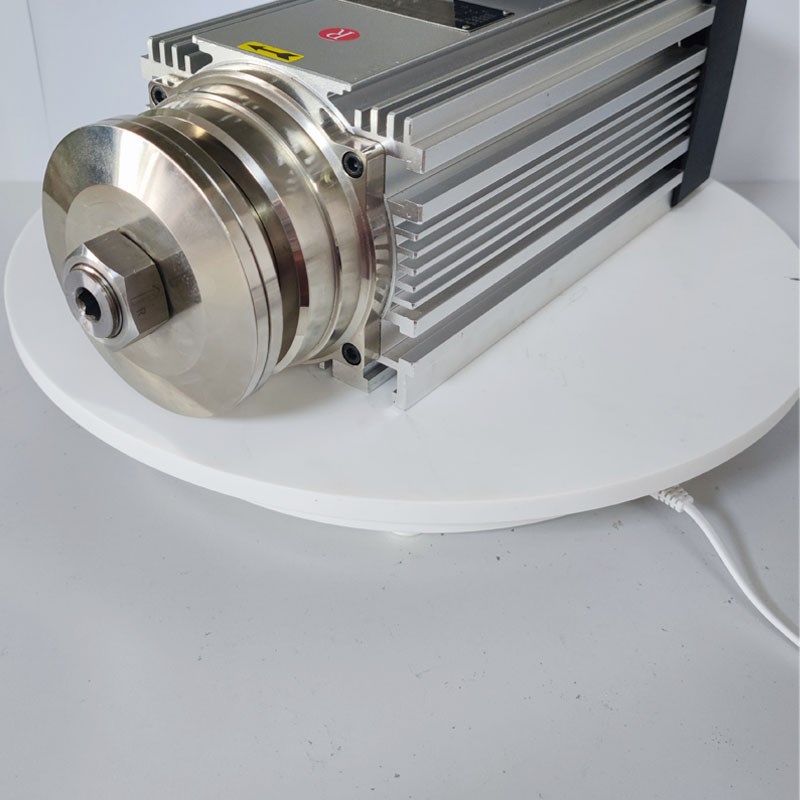 溪牛3KW高精夹锯片电机双头锯380v高速主轴电机铝材木工切割机电
