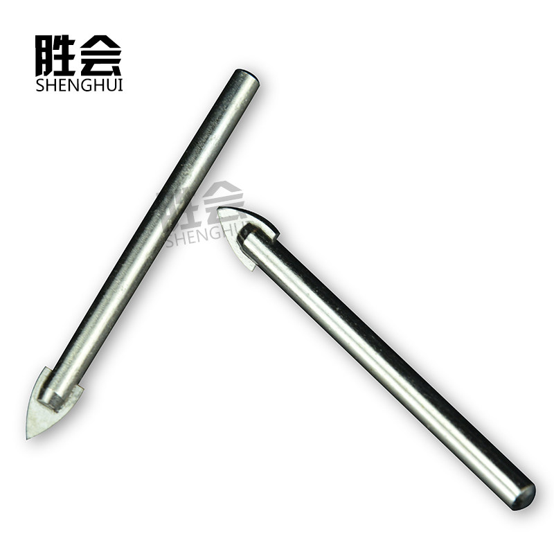 胜会瓷砖三角钻头 陶瓷玻璃打孔合金钻头6 8 10 12mm