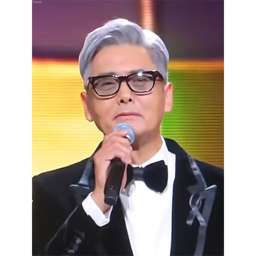 周润发同款眼镜防蓝光方形黑框眼镜男款潮痞帅大框素颜神器平光镜