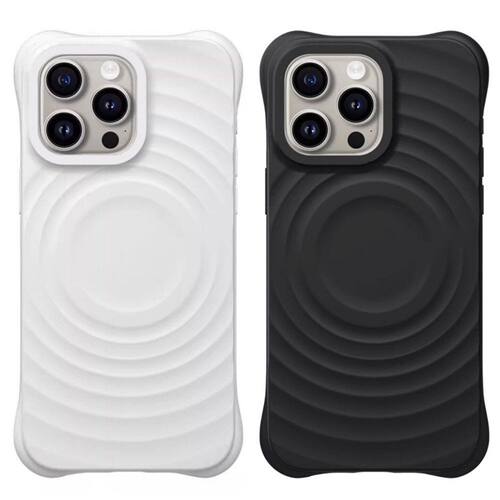 CASETiFiY联名水波纹磁吸适用苹果16promax手机壳iPhone17air纯色14Magsafe13pro防摔15plus华强北液态保护套