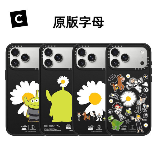 CASETiFiY联名玩具总动员PMO权志龙雏菊苹果17Promax适用iPhone16Pro手机壳15plus明星同款14Pro卡通13防摔硬