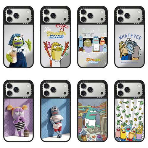 CASETiFiY联名海绵宝宝比奇堡搞怪小丑鱼苹果17Promax适用iPhone16Pro手机壳15plus保护套14Pro防摔13硬壳12