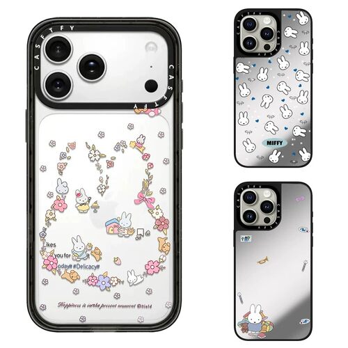CASETiFiY联名米菲兔小熊花卉头像适用iPhone18promax苹果17promax手机壳14/15/12明星同款16plus磁吸13