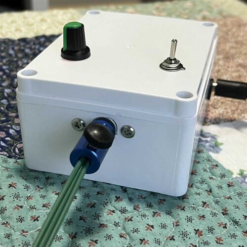 全自动绕花杆神器 电动手工活转圈绕线机器 毛线花杆缠绕线工具