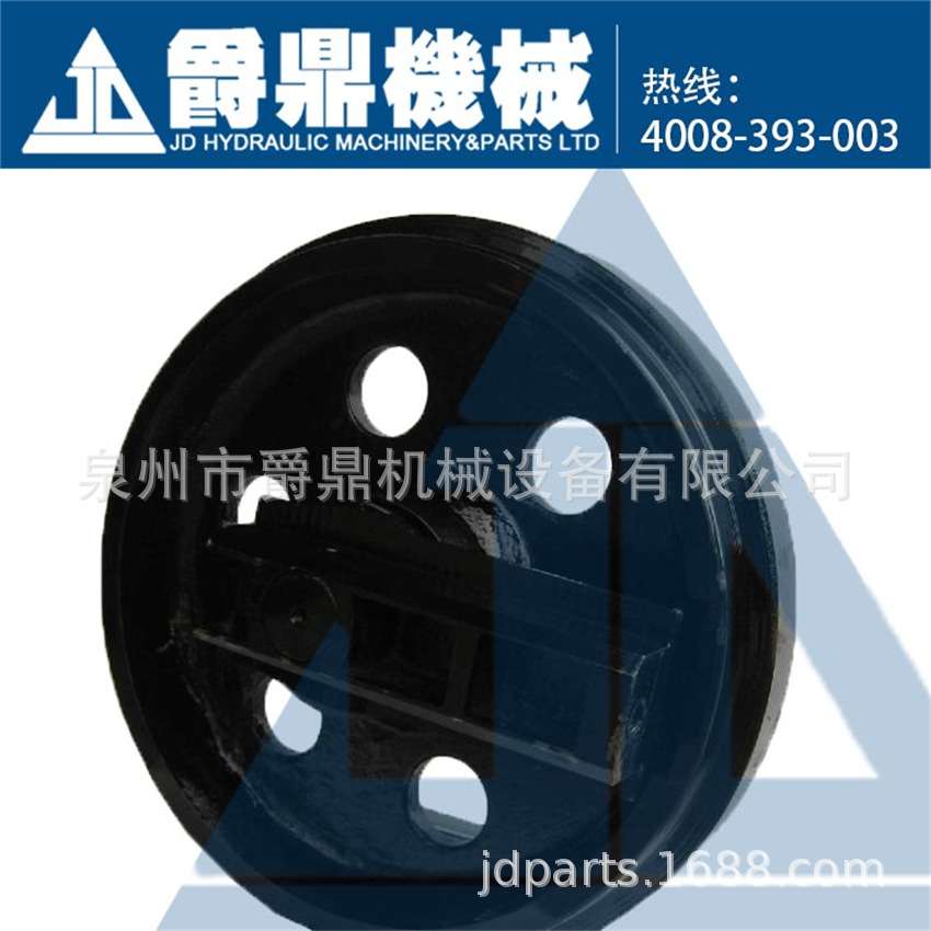 挖机配件卡336EL/345B/345BL特导轮导向轮承重轮链条底盘件厂家