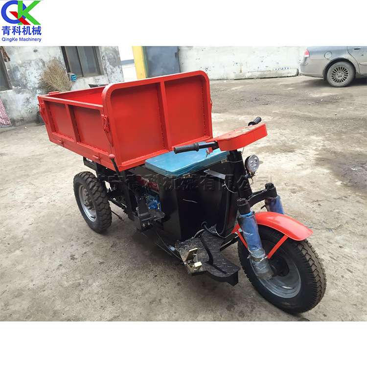 装修队用小型柴油三轮车 家用货物运输车 工地装卸混凝土用电三轮