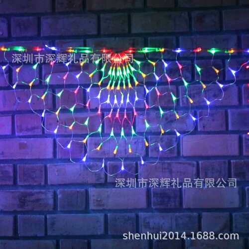 婚礼装饰孔雀尾巴彩灯  LED孔雀展屏网灯孔雀尾巴开屏展示冰条灯