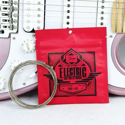 电吉他弦10套装 跨境电商吉他配件 electric guitar strings set